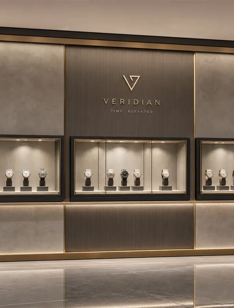 watch wall display cabinet