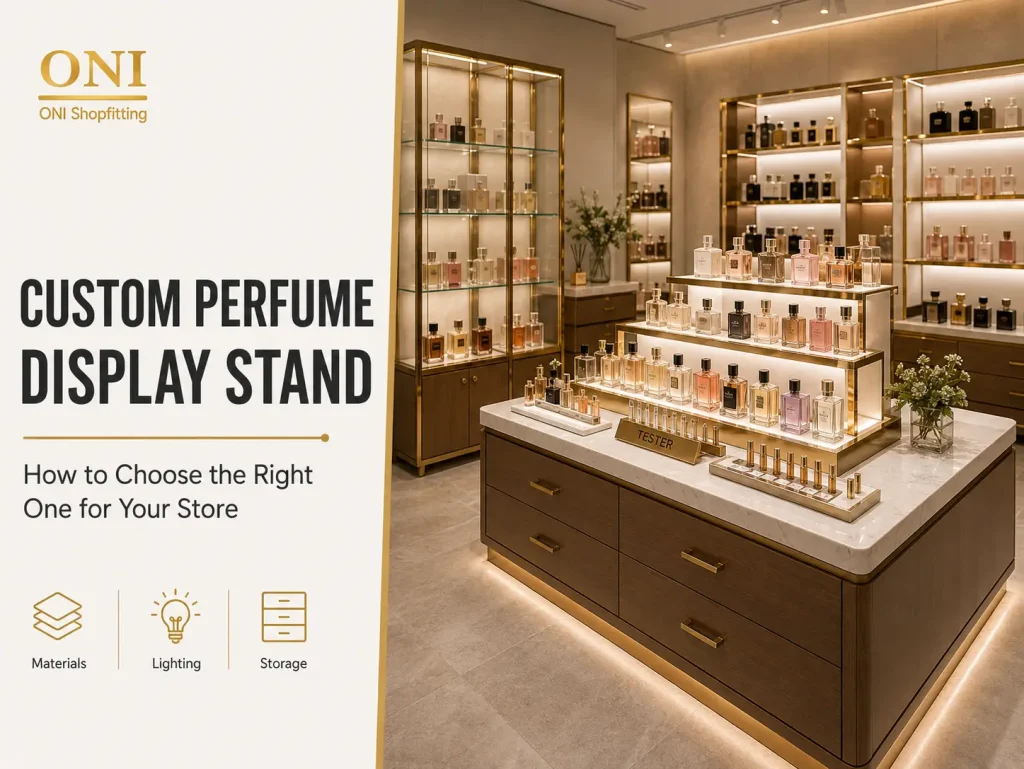 Custom Perfume Display Stand