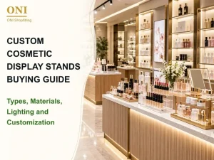 Custom Cosmetic Display Stands Buying Guide: Types, Materials, Lighting and Customization